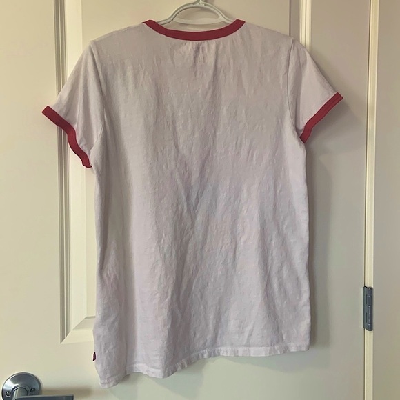 LEVI’S X HELLO KITTY SIZE M Ringer Sanrio Printed Collab T-shirt + Sticker - Picture 2 of 12